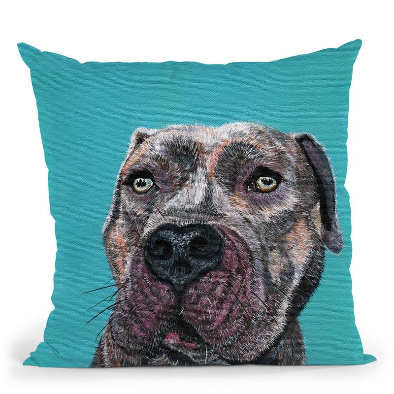 Good Boy Throw Pillow By Image Conscious - by all about vibe