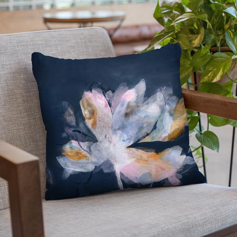 Magnolia Gloaming No 2 Throw Pillow By Image Conscious - by all about vibe