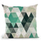 Triangle Pattern Throw Pillow By Image Conscious - by all about vibe