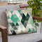 Triangle Pattern Throw Pillow By Image Conscious - by all about vibe