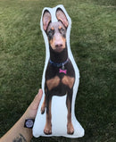 Personalized Doberman Pinscher Pillow