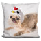 Griffin ChickenUare Throw Pillow
