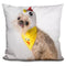 Griffin Chicken BibUare Throw Pillow