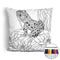 Frog coloring pillow Made In USA