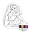Little Princess coloring pillow Made In USA