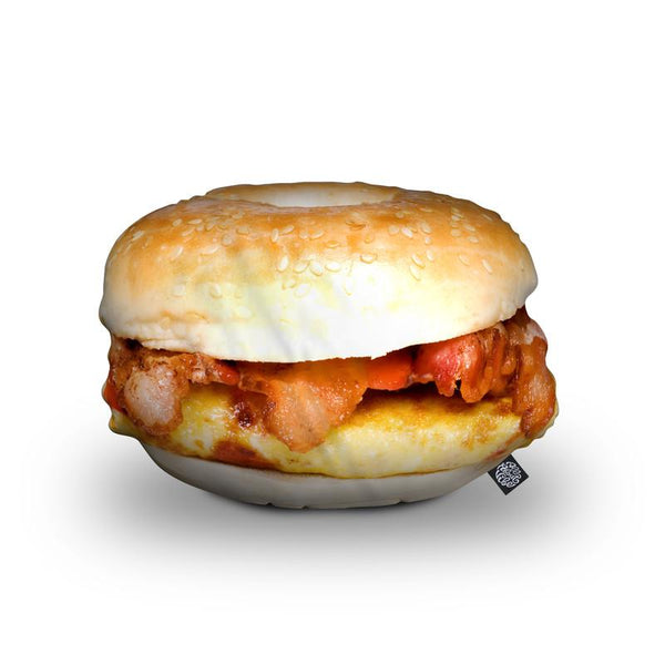 Breakfast Sandwich Throw Pillow By All About Vibe