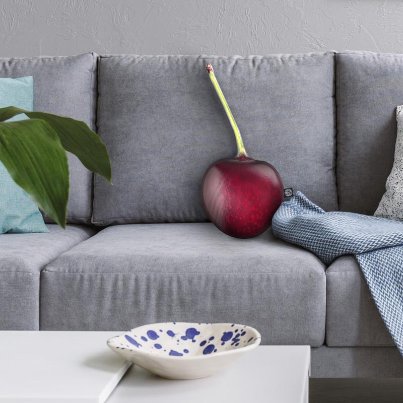 Cherry Throw Pillow By All About Vibe