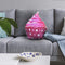 Cupcake Pink Throw Pillow By All About Vibe