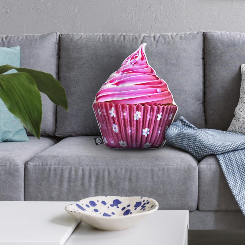Cupcake Pink Throw Pillow By All About Vibe