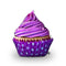 Cupcake Violet Throw Pillow By All About Vibe