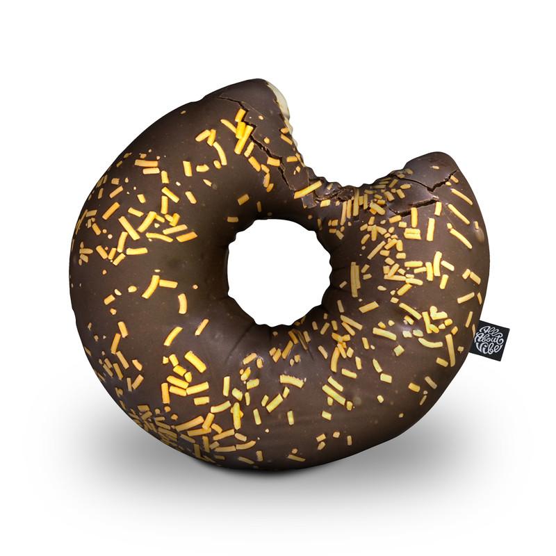 Donut Bitten Iv Throw Pillow By All About Vibe