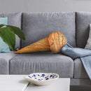 Ice Cream Cone Orange Throw Pillow By All About Vibe