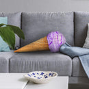Ice Cream Cone Purple Throw Pillow By All About Vibe