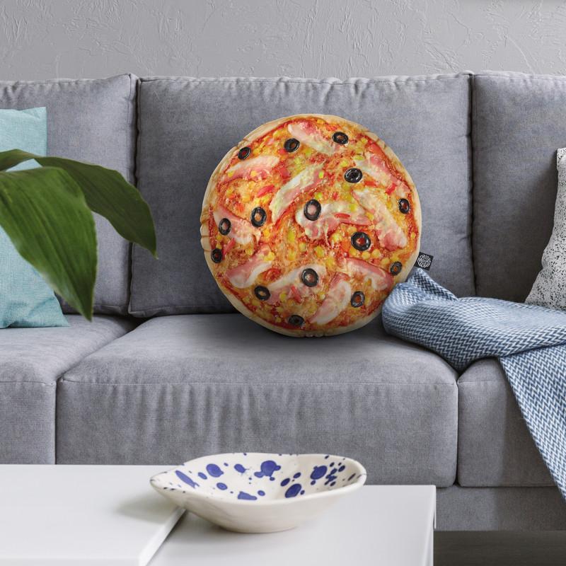 Pizza Ii Throw Pillow By All About Vibe