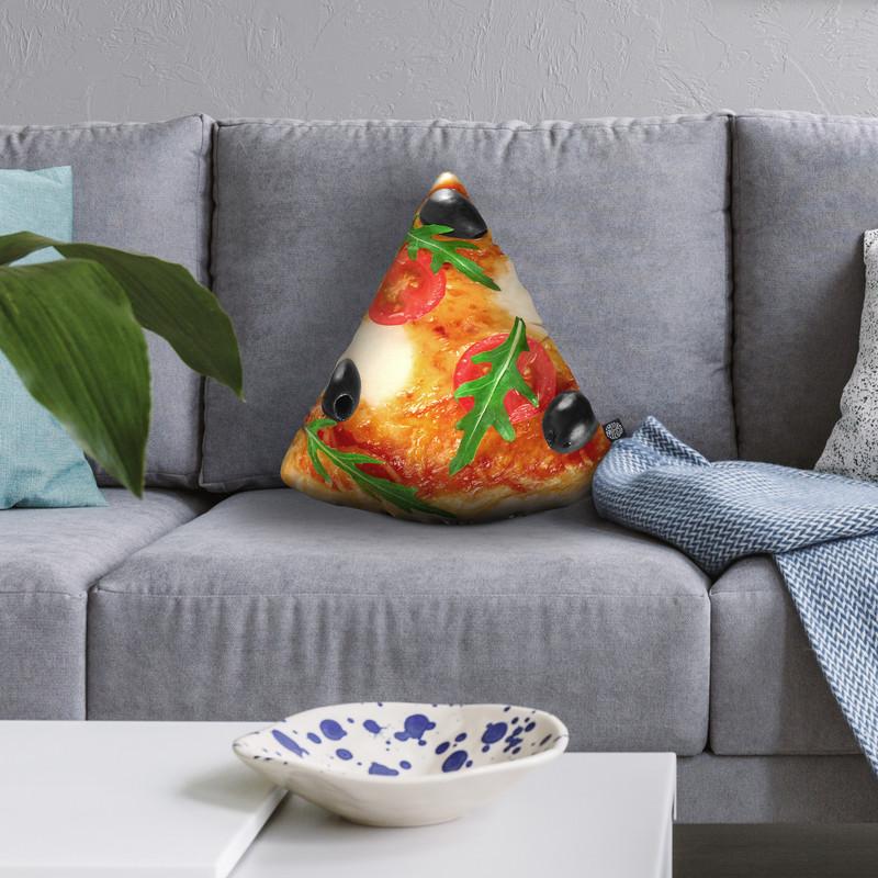 Pizza Slice Iii Throw Pillow By All About Vibe