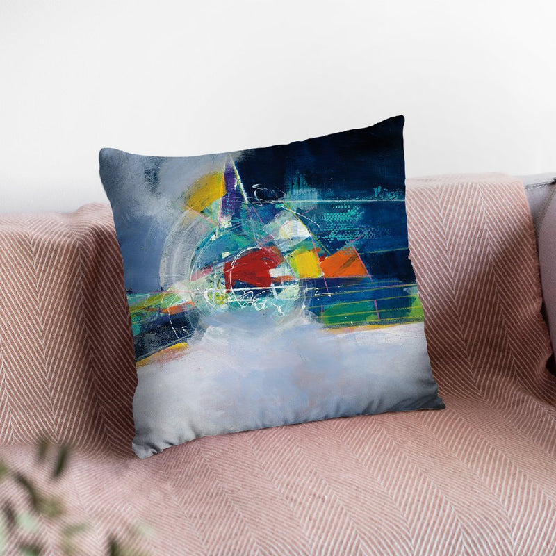 Time And Space Throw Pillow By Jan Griggs