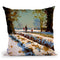 Afternoon Snow Throw Pillow By John Haskins - by all about vibe