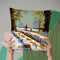 Afternoon Snow Throw Pillow By John Haskins - by all about vibe
