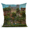 Monastery Gardens Throw Pillow By John Haskins - by all about vibe