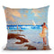 Ocean Ebb Throw Pillow By John Haskins - by all about vibe