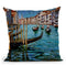 On The Gran Canal Throw Pillow By John Haskins - by all about vibe