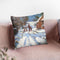 Snow On The Ashwell Road Throw Pillow By John Haskins - by all about vibe