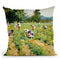 Strawberry Pickers Throw Pillow By John Haskins - by all about vibe