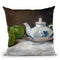 The Saki Pot Throw Pillow By John Haskins - by all about vibe