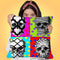 Four Heads Throw Pillow by Jodi Pedri