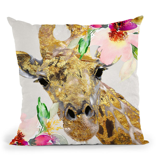 April Throw Pillow by Jodi Pedri