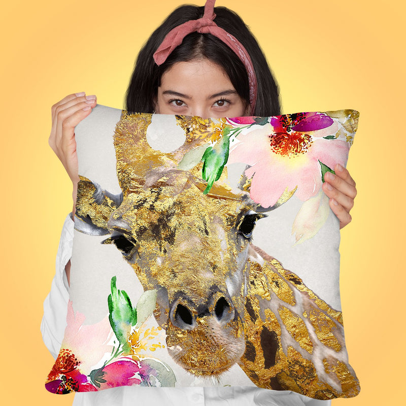 April Throw Pillow by Jodi Pedri