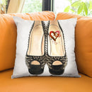 Heart And Sole Throw Pillow by Jodi Pedri
