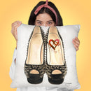 Heart And Sole Throw Pillow by Jodi Pedri