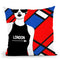 London This Way Throw Pillow by Jodi Pedri