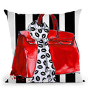 On Fire Throw Pillow by Jodi Pedri