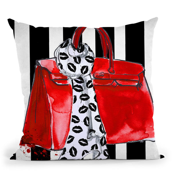 On Fire Throw Pillow by Jodi Pedri