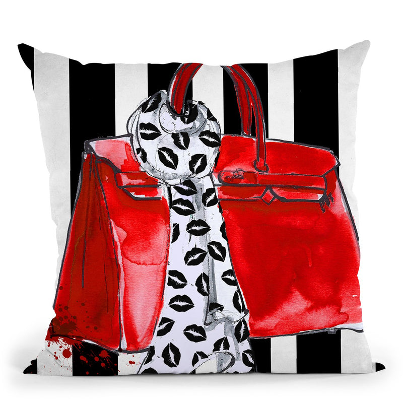 On Fire Throw Pillow by Jodi Pedri
