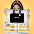 Paris Trip Throw Pillow by Jodi Pedri