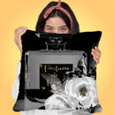 Smell The Couture Throw Pillow by Jodi Pedri