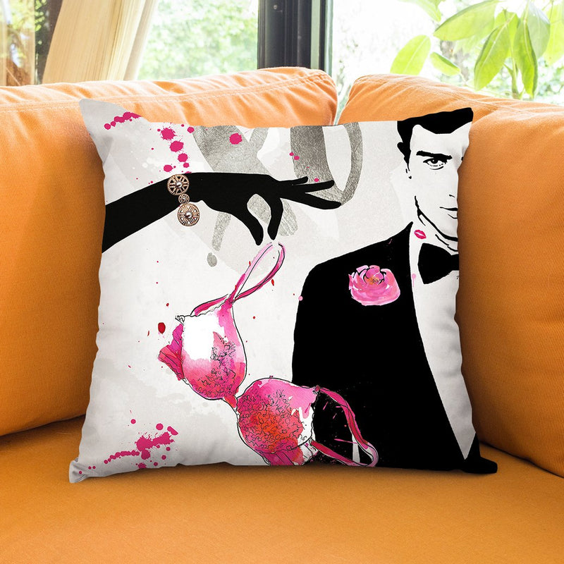 The Bachelor Throw Pillow by Jodi Pedri
