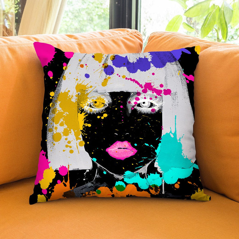 Why So Negative Throw Pillow by Jodi Pedri