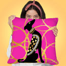 Couture Dog Throw Pillow by Jodi Pedri