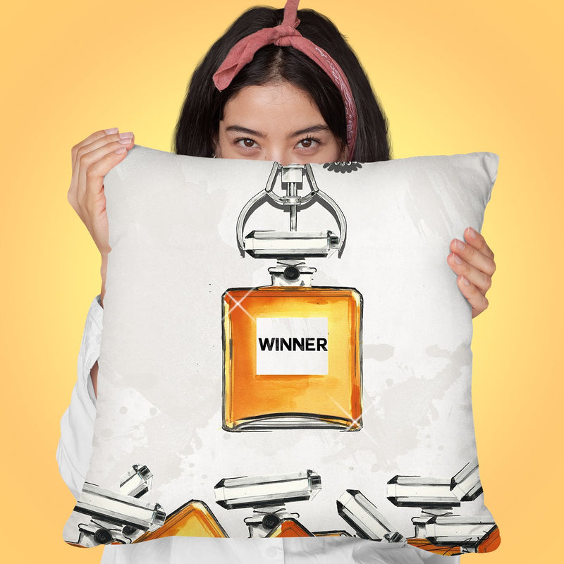 Winner Throw Pillow by Jodi Pedri
