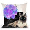 Siamese Catopping Bags Throw Pillow by Jodi Pedri
