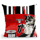 Playful Kitten Throw Pillow by Jodi Pedri