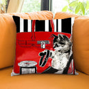 Playful Kitten Throw Pillow by Jodi Pedri