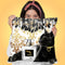 Black Cat Perfume Bottle Throw Pillow by Jodi Pedri