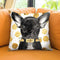 Blessed Frenchie Throw Pillow by Jodi Pedri