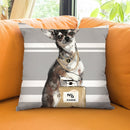Date Night Chihuahua Throw Pillow by Jodi Pedri