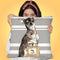 Date Night Chihuahua Throw Pillow by Jodi Pedri